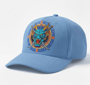 Casquette brodée inspirée du streetwear masculin, avec un motif graphique unique et des détails de couture pour des tenues urbaines modernes. - Product Image 3