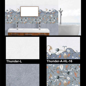 300x450mm Grey Ceramic Tile Interior Exterior Use Modern Rustic Design Dressing Room Floor Glossy Finish <b>Mosaic</b> Outdoor Suitable - Product Image 1