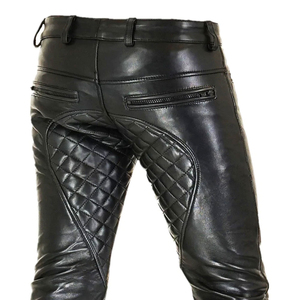 <b>mens</b> <b>leather</b> <b>pants</b> modern fit wholesale supplier <b>men</b> <b>leather</b> trousers relaxed cut fashion manufacturer <b>mens</b> black <b>leather</b> <b>pants</b> - Product Image 4