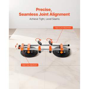 Set de couture sans couture de 6 \ "avec ventouse pour comptoir pour accessoires de carrelage-Jointure et nivellement des coutures - Product Image 3