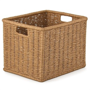 Rustic Handmade Durable Natural Seagrass <b>Basket</b> for Farmhouse Decor Kitchen <b>Bathroom</b> & Living Room Storage - Product Image 4