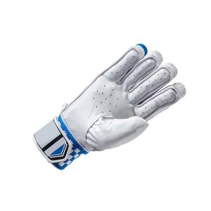 Gants de frappe de cricket en cuir Pittards professionnels personnalisés, légers, haute protection, rembourrage gris glacé, protège-mains de frappe. - Product Image 2