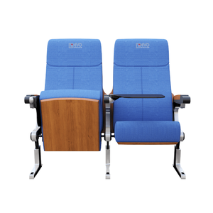 Chaise d'auditorium professionnelle construite avec un cadre métallique renforcé et un système d'installation fixe pour les lieux publics - Product Image 1