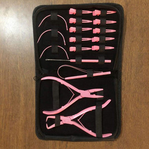 Kit Profesional de Extensión de Cabello de Precisión con Pinzas, Herramientas Completas para la Instalación y Remoción de Extensiones de Cabello para Principiantes - Product Image 4