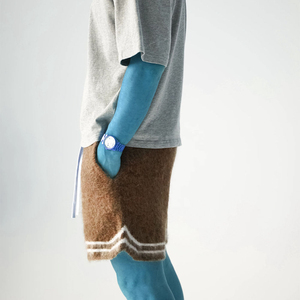 Pantalones Cortos de Punto de Primera Calidad con Detalles de Fibra Reflectante, Diseño Atrevido, Logotipo Personalizado, Venta al Por Mayor - Product Image 5