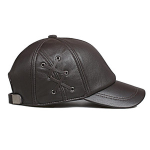 Nuevas Gorras de Béisbol de Cuero de Marca a la Moda, Diseño Clásico, Gorra de Cuero Genuino de Alta Calidad para Uso Casual - Product Image 2