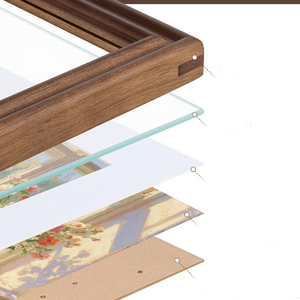 Cadre photo en bois de luxe, style rustique minimaliste classique, artisanal, matériau écologique, finition lisse, cadeau décoratif haut de gamme - Product Image 6