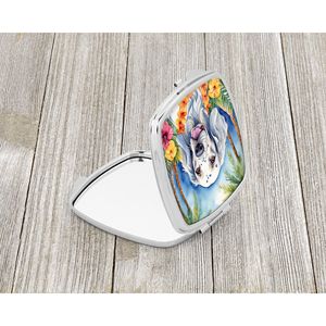 English Setter Luau Compact Travel <b>Makeup</b> <b>Mirror</b> Folding Handheld Design Gift <b>for</b> Women and Girls - Product Image 2