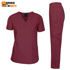 2026 New Unisex Hospital <b>Uniforms</b> Nursing <b>Uniform</b> Sets Quick-Drying <b>Scrubs</b> Sets Two-piece Set Top & Pants for Nurse Fashion OEM - Product Image 3
