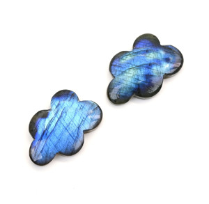 Labradorita Natural Azul Fuego Más Vendida, Forma de Nube 13x22mm, Briolette Lisa, Gema Suelta para Fabricación de Joyas, Colgantes y Dijes - Product Image 2