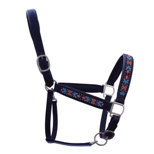 Harnais de cheval en cuir de qualité supérieure avec design perlé, harnais western rembourré réglable, têtière de cheval durable - Product Image 3