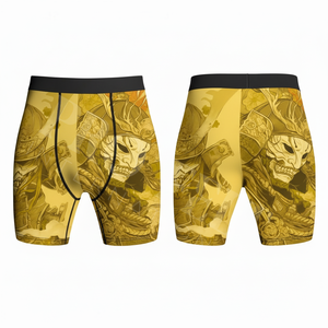 Shorts de compression respirants à séchage rapide pour arts martiaux, en polyester et élasthanne 300 GSM, avec taille haute élastique - Product Image 6