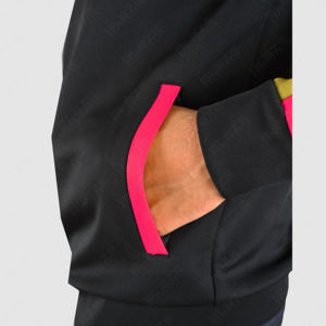 Chándal para hombre para adultos Ajuste cómodo y ligero 100% algodón Tinte liso con cremallera para invierno - Product Image 5