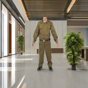 Ensemble uniforme de sécurité personnalisé pour entreprise de surveillance : chemise et pantalon de patrouille en coton unisexe pour l'été, vente en gros, OEM, long - Product Image 4