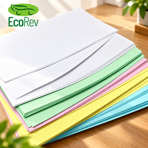 Papier d'emballage biodégradable résistant à la chaleur EcoRev Virgin Colorful Single Side PE Coated - Product Image 4