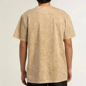 Camiseta Clásica de Alta Calidad con Lavado Ácido para Hombre, Diseño Inspirado en Lavado, Tacto Suave, Esencial para la Moda Casual de Verano - Product Image 4