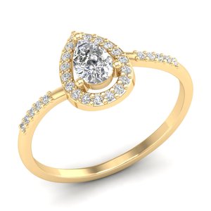 REYES Fine Jewelry Wholesale Price <b>925</b> Sterling <b>Silver</b> GRA Certified Moissanite Engagement Gift <b>Rings</b> For Women - Product Image 2