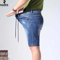 Shorts en jean pour hommes, shorts en denim fins pour l'été, shorts en coton, coupe droite, décontractés