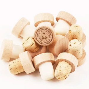 Bouchon de bouteille de vin écologique personnalisé, fourni par l'usine, pour bouteille de vin, bouteille en verre, bouchons de vin personnalisés - Product Image 5