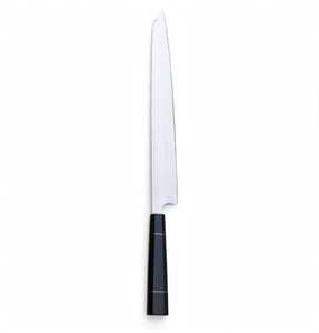 มีดเชฟแบบญี่ปุ่น Yanagiba Kiritsuke ขนาด 9.5 นิ้ว สำหรับหั่นเนื้อ ด้ามจับไม้มะเกลือทรงแปดเหลี่ยม รุ่น DIY ระดับมืออาชีพ รับผลิตตามแบบ OEM - Product Image 3