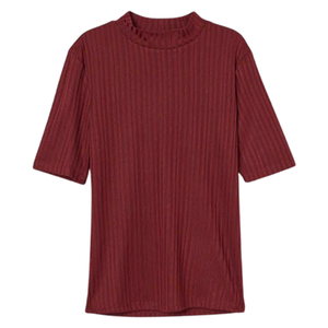 Pull d'hiver en laine tricotée à col montant Pull brodé sur mesure pour hommes - Product Image 1