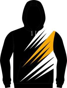 Sweat à capuche d'hiver pour homme en polyester/coton épais 240g, surdimensionné, sérigraphié et teint uni, vente en gros - Product Image 5
