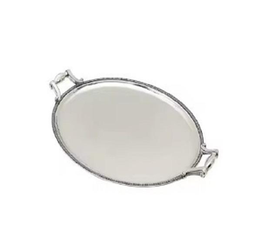 Plat de service coréen en acier inoxydable 304 de qualité alimentaire, plateau doré pour steak et barbecue, assiette à dessert doublement épaissie pour buffet - Product Image 1