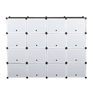 Scarpiera Moderna Espandibile a 8 Livelli, Capacità 64 Paia, Armadio Contenitore a Torre con 32 Scomparti per Tacchi, Stivali e Ciabatte - Product Image 5