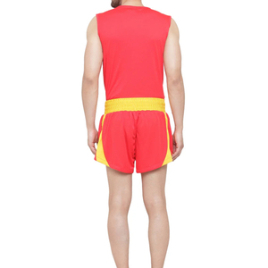 Uniforme de Boxeo Unisex para Adultos, Ropa de Artes Marciales Personalizada, Camiseta sin Mangas y Pantalones Cortos, 100% Poliéster, Duradero, de Secado Rápido - Product Image 2