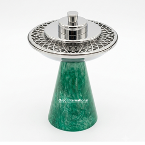 Porte-encens moderne en résine organique 100 % naturelle et aromatique, design sablier, pour brûler l'encens indien toute l'année - Product Image 5
