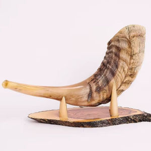 2021ล่าสุด Ram ฮอร์น Shofar ธรรมชาติสีน้ำตาลที่มีคุณภาพสูงฮอร์น Shofar สำหรับตกแต่งบ้านหัตถกรรม Ram ฮอร์น Shofar โดยอินเดีย - Product Image 6
