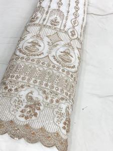 Tissu brodé de perles, dentelle perlée en maille pour robes de mariée et tenues de soirée – Vente en gros pour les acheteurs de mode mondiaux - Product Image 1