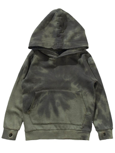 Sweat-shirts à capuche pour hommes en molleton de coton mélangé respirant, personnalisables, à manches longues, style tie-dye, pour l'hiver, marque privée - Product Image 4