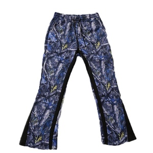 Customized Men's Flare Sweatpants Men Straight <b>Stacked</b> Baggy Sweatpants Printed French Terry Cotton Sweatpants For Men's - Product Image 1