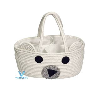 Cesta de Algodón Moderna para Bebés, Organizador Plegable para Recién Nacidos, Cesta de Almacenamiento para Guardería, Proveedor Mayorista de Vietnam - Product Image 3