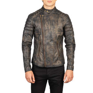 Chaqueta de Cuero Sintético Ecológica y Sostenible para Hombre, Abrigo de Cuero Vegano PU Reciclado, a la Moda, Resistente al Viento, de Alta Calidad, Estilo Urbano - Product Image 4