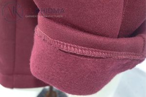 Pantalon parachute marron pour femme, coupe ample, ourlet ajustable, taille élastique, en polaire respirant, écoresponsable, streetwear, vente en gros OEM - Product Image 4