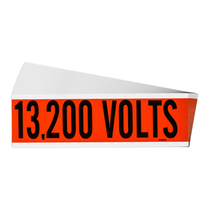 Brady 13,200 Volt Self-Adhesive Conduit <b>Labels</b> for Industrial Electrical Identification - Product Image 2