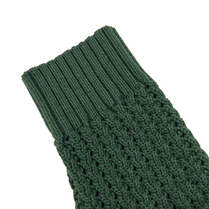 Suéter de Cuello Redondo, Manga Larga, Color Sólido, Cierre de Botones, Estilo Casual, Detalle de Rayas en Contraste, Largo Regular, para Mujer, Nailon/Acrílico - Product Image 4