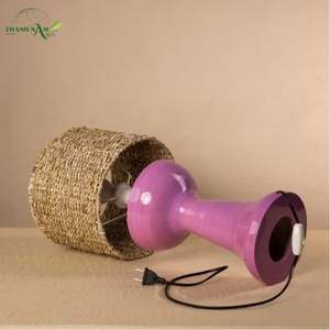 Lámpara de Mesa Moderna Minimalista Hecha a Mano con Bambú Natural Ecológico - Ligera y Fácil de Instalar - Product Image 5