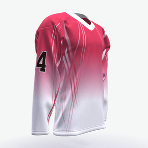 High Quality Custom Design Ice Hockey Jerseys Unisex Hockey Wear OEM Service Wholesale Breathable Quick Dry Polyester Material - Product Image 6