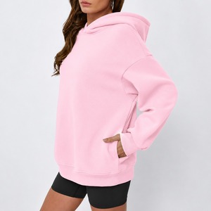Sudadera con capucha y cremallera King Wears Winter, bordada, para mujer, hombre y parejas, de forro polar, color liso, corte regular, 100% algodón orgánico, 300g, transpirable - Product Image 3