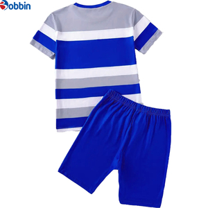 Top Trending Hot Selling Hip Hop Casual Women's Summer Casual Stretch Stripe Design 2 <b>Pc</b> T-shirt and Shorts <b>Set</b> Women's <b>Sets</b> - Product Image 2
