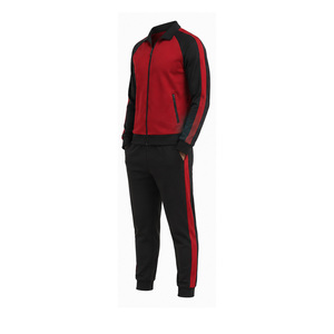 Men Polyester Sports Tracksuit Custom Athletic Training Jacket <b>Pants</b> Set OEM ODM Wholesale Team Sportswear Supplier Bulk Factory - Product Image 3