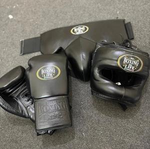 ถุงมือมวยหนังวัวแบบพรีเมี่ยมสำหรับคนเม็กซิกันแบบไม่มีประสบการณ์ชีวิตไม่เหมือนใคร - Product Image 5