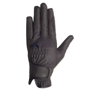 Gants d'équitation en cuir unisexe demi-doigts de qualité supérieure avec fermeture à boucle – Vente en gros de gants d'équitation - Product Image 2