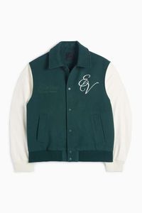 Bomber <b>Jackets</b> High Quality <b>Men's</b> Lettermen <b>Baseball</b> <b>Jacket</b> Front Custom Embroidery DTF Logos Patches Heated Knitted Worste - Product Image 2