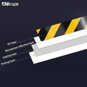 Autocollant réfléchissant pour voiture, bande adhésive pour vélo, moto, jante de moto, auto-adhésif, décoration DIY, feux d'avertissement - Product Image 3