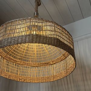 Abat-jour et couvercles de lampe en jonc de mer naturel en gros – Luminaire suspendu tissé à la main pour la maison et la décoration intérieure - Product Image 3