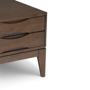 Tavolo Console Harper in Noce Marrone, Design Elegante per Tavolino d'Appoggio - Product Image 3